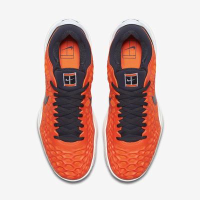 Nike Mens Zoom Cage 3 Rafa Tennis Shoes - Hyper Crimson/White - main image