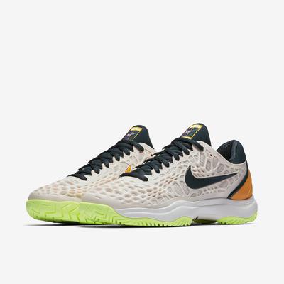Nike Womens Zoom Cage 3 Tennis Shoes - Guava Ice/Midnight Spruce