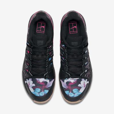Nike Mens Air Zoom Vapor 9.5 Tour Tennis Shoes - Black/Pink/Clear Jade - main image