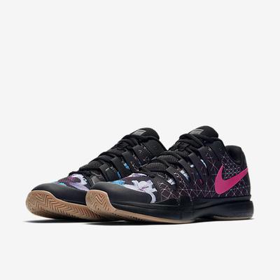 Nike Mens Air Zoom Vapor 9.5 Tour Tennis Shoes - Black/Pink/Clear Jade - main image