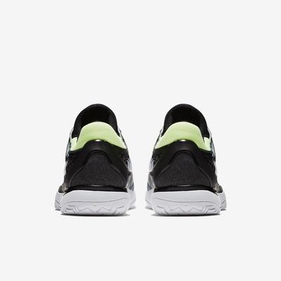 Nike Mens Zoom Cage 3 Premium Tennis Shoes - Black/Volt/White