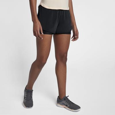 Nike Womens Dri-FIT Ace Tennis Shorts - Black - main image