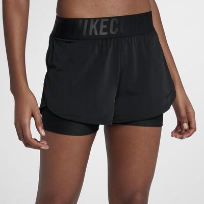 Nike Womens Dri-FIT Ace Tennis Shorts - Black - main image