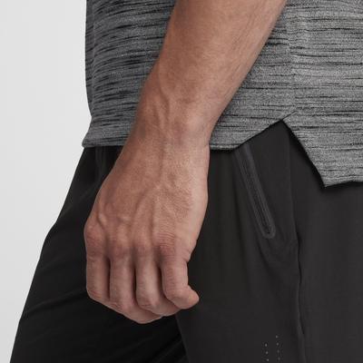 Nike Mens Miler Essential Top Black Heather Tennisnuts