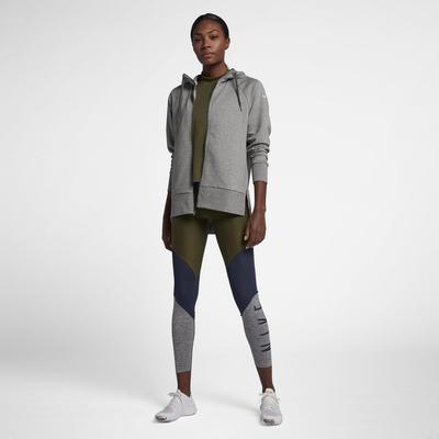 Nike Womens Full-Zip Training Hoodie - Grey - main image