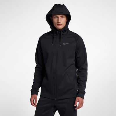 Nike Mens Therma Full Zip Hoodie - Black - main image