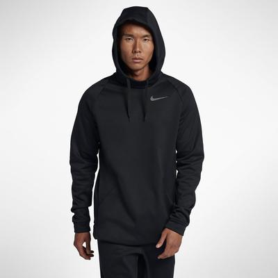 Nike Mens Dry Training Hoodie - Black/Dark Grey - main image