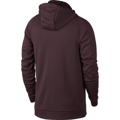 Nike Mens Dry Training Hoodie - Burgundy Crush/Black - main image