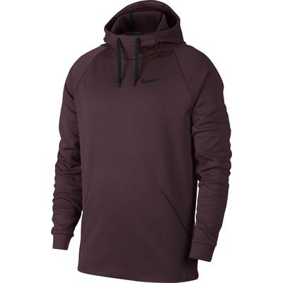 Nike Mens Dry Training Hoodie - Burgundy Crush/Black - main image