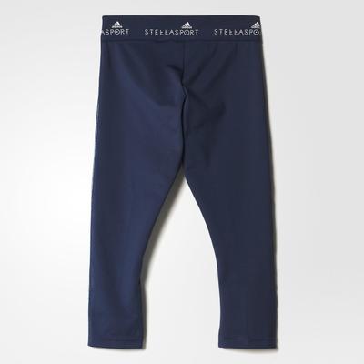 Adidas Womens StellaSport Graphic Tights - Midnight Grey - main image