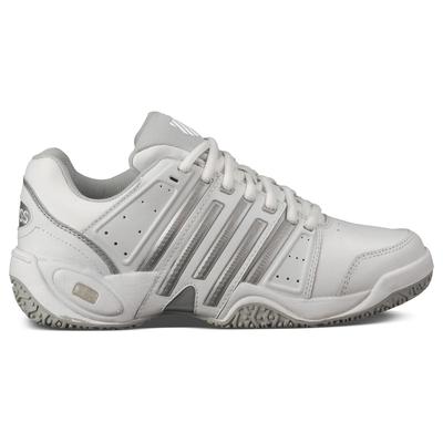K-Swiss Womens Accomplish II LTR Omni Tennis Shoes - White/Silver - main image