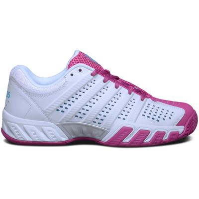 K-Swiss Womens BigShot Light 2.5 Tennis Shoes - White/Pink - main image
