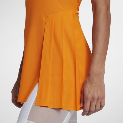 Nike Womens TechKnit Cool Slam Dress - Orange Peel/Blackened Blue - main image