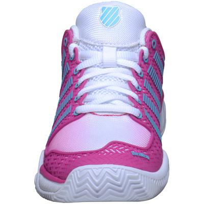 K-Swiss Womens Hypercourt Express Tennis Shoes - White/Pink - main image