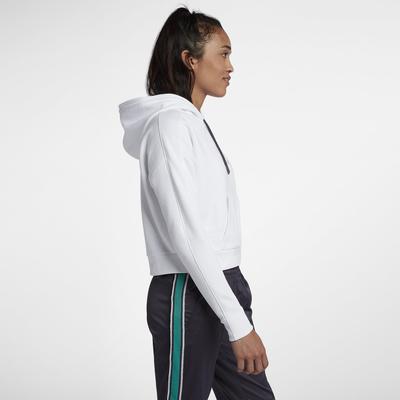 Nike Womens Pullover Tennis Hoodie - White/Black - main image