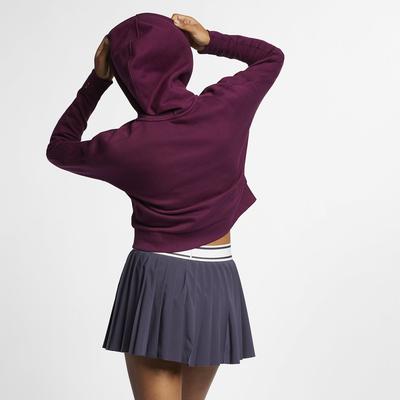 Nike Womens Pullover Tennis Hoodie - Maroon - main image