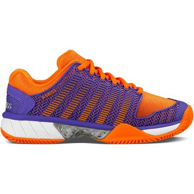 K-Swiss Womens Hypercourt Express HB Tennis Shoes - Purple/Orange