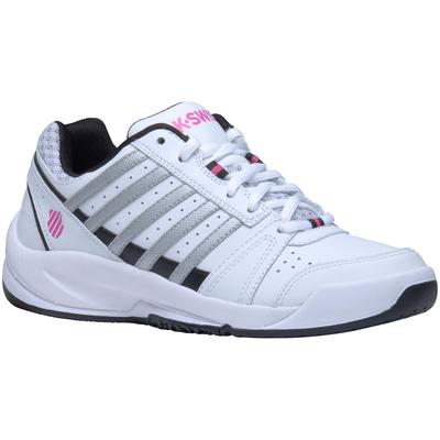 K-Swiss Womens Vendy II Omni Tennis Shoes - White/Silver/Black - main image