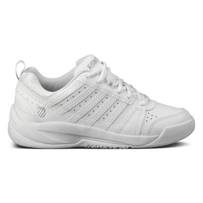 K-Swiss Womens Vendy II Omni Tennis Shoes - White/Silver