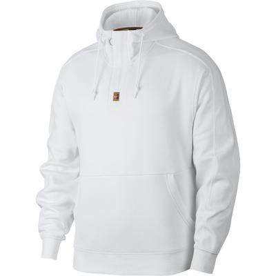 Nike Mens Tennis Pullover Hoodie - White
