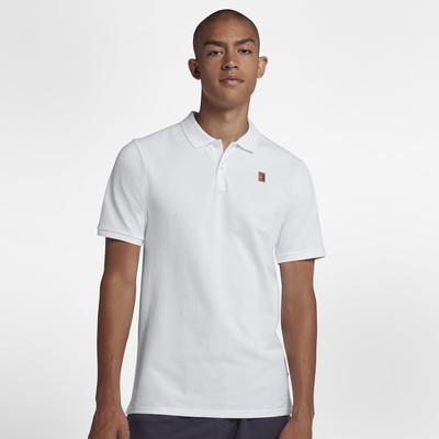 Nike Mens Heritage Tennis Polo - White - main image