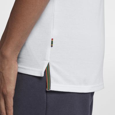 Nike Mens Heritage Tennis Polo - White - main image