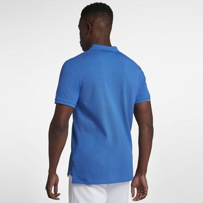 Nike Mens Heritage Tennis Polo - Signal Blue - main image