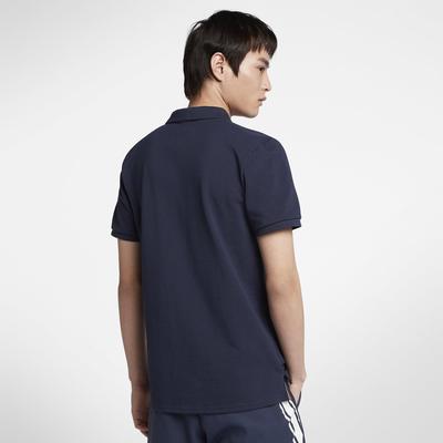 Nike Mens Heritage Tennis Polo - Obsidian - main image