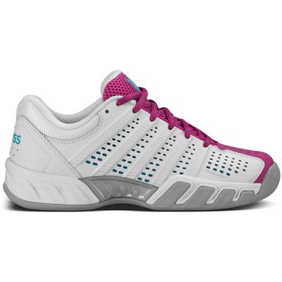 K Swiss Womens BigShot Light 2.5 Indoor Carpet Tennis Shoes White Berry