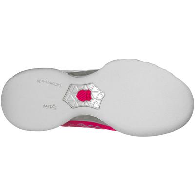 K-Swiss Womens BigShot Light 2.5 Indoor Carpet Tennis Shoes - White/Berry - main image