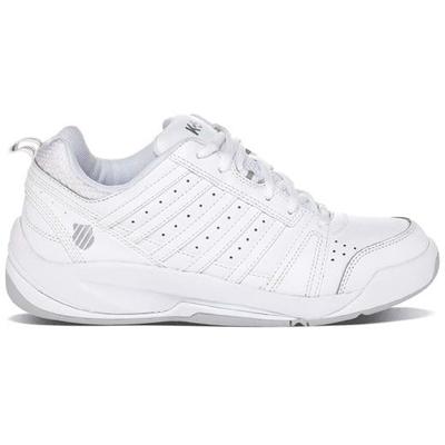 K-Swiss Womens Vendy II Indoor Carpet Shoes - White/Silver