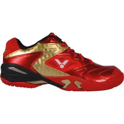 Victor Mens SH-P9200 Indoor Court Shoes - Red/Gold