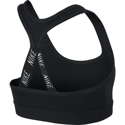 Nike Girls Pro Classic Graphic Sports Bra - Black/White - main image