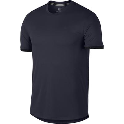 Nike Mens Dry Short Sleeve Top - Obsidian/Black - main image