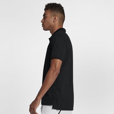 Nike Mens Dri-FIT Tennis Polo - Black/White - main image