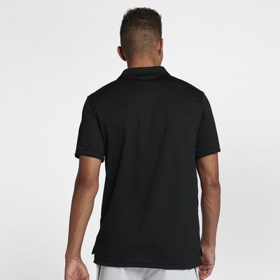 Nike Mens Dri-FIT Tennis Polo - Black/White - main image