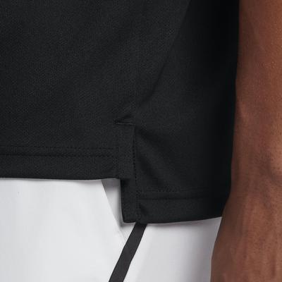 Nike Mens Dri-FIT Tennis Polo - Black/White - main image