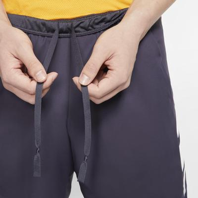 Nike Mens Dri-FIT 9 Inch Tennis Shorts - Gridiron/White - main image