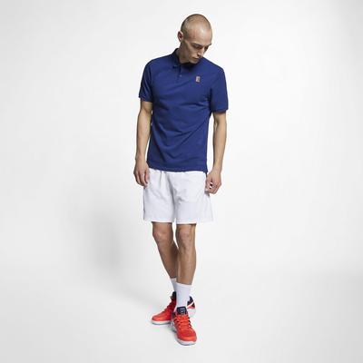 Nike Mens Dri-FIT 9 Inch Tennis Shorts - White