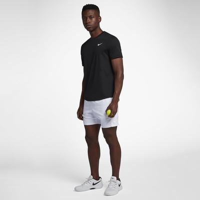 Nike Mens Dri-FIT 7 Inch Tennis Shorts - White - main image