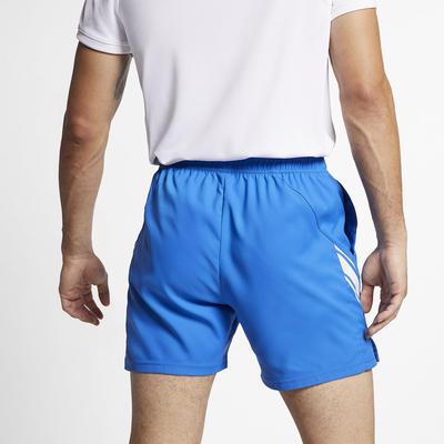 Nike Mens Dri-FIT 7 Inch Tennis Shorts - Signal Blue/White - main image