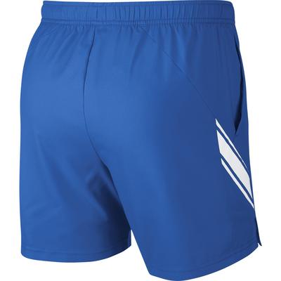 Nike Mens Dri-FIT 7 Inch Tennis Shorts - Signal Blue/White - main image