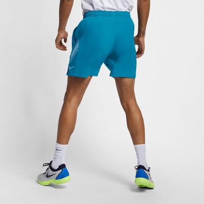 Nike Mens Dri-FIT 7 Inch Tennis Shorts - Neon Turquoise - main image