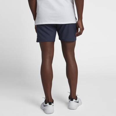 Nike Mens Dri-FIT 7 Inch Tennis Shorts - Obsidian/White - main image