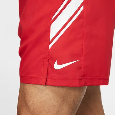 Nike Mens Dri-FIT 7 Inch Tennis Shorts - Gym Red/White - main image
