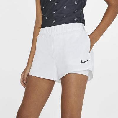 Nike Womens Flex Tennis Shorts - White