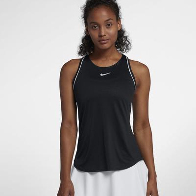 Nike Womens Dri-FIT Tank Top- Black - Tennisnuts.com