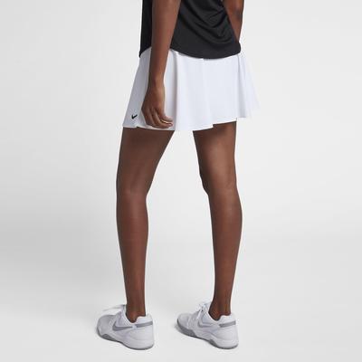 Nike Womens Dry Tennis Skirt - White/Black