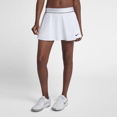 Nike Womens Dri-FIT Tennis Skirt - White/Black - main image