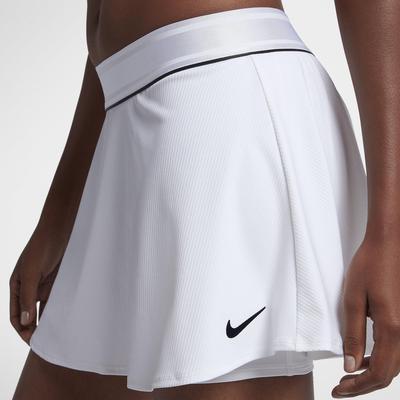 Nike Womens Dri-FIT Tennis Skirt - White/Black